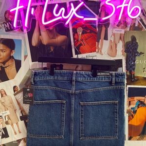 5 Pocket Balenciaga  Skirt. NWT